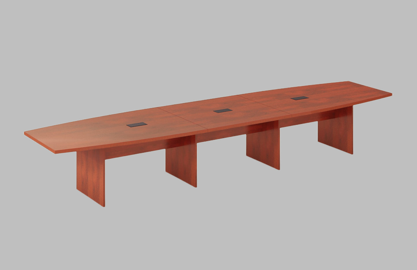 16FT Cherry conference table boat shaped