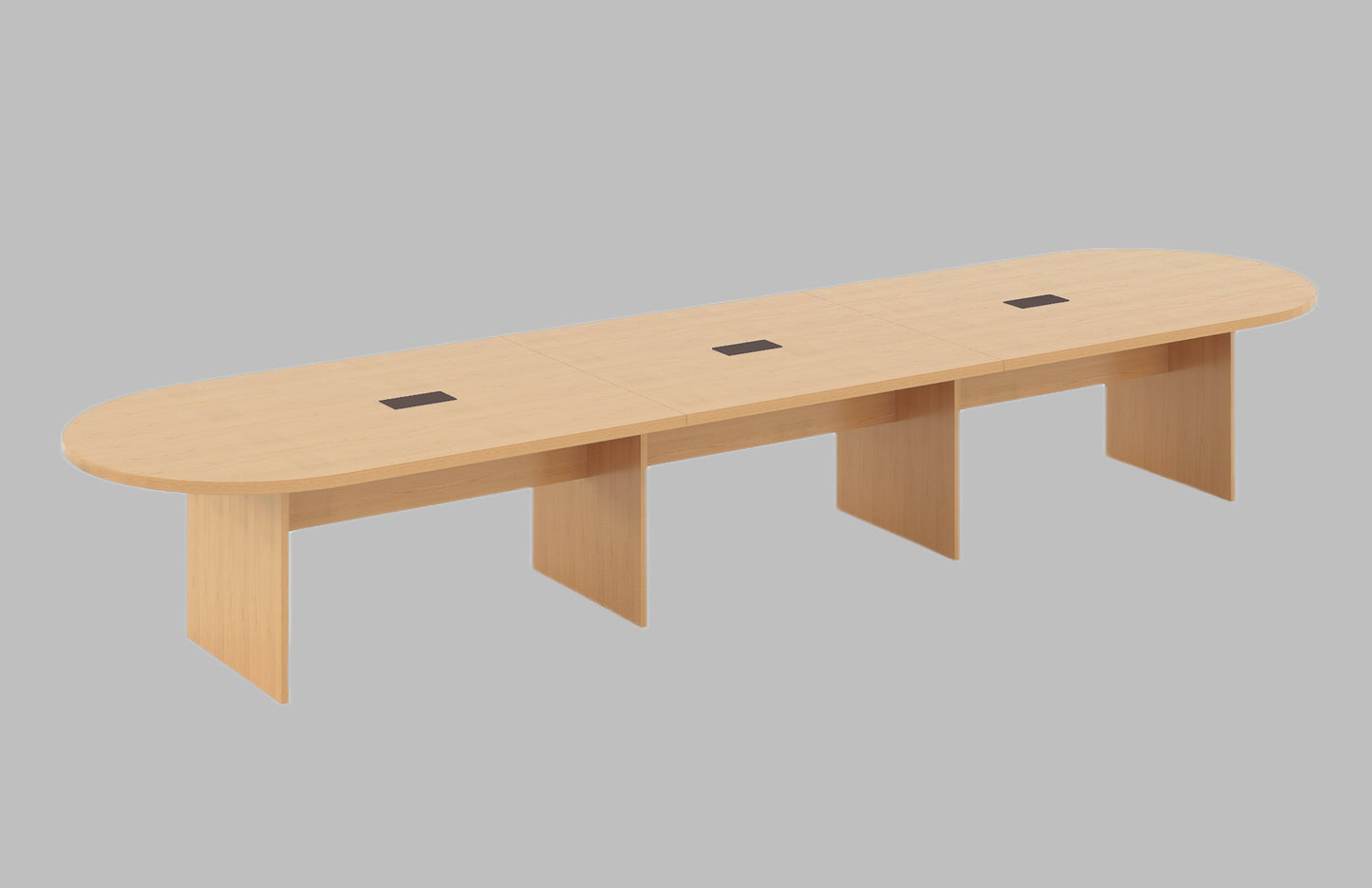 16FT Maple racetrack shaped table