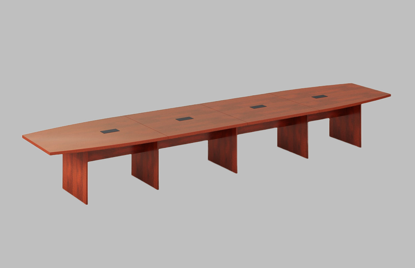 18FT Cherry Conference Table boat shaped conference table