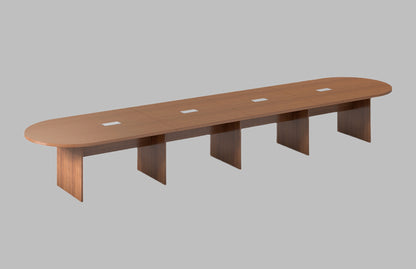 18FT Walnut conference room table