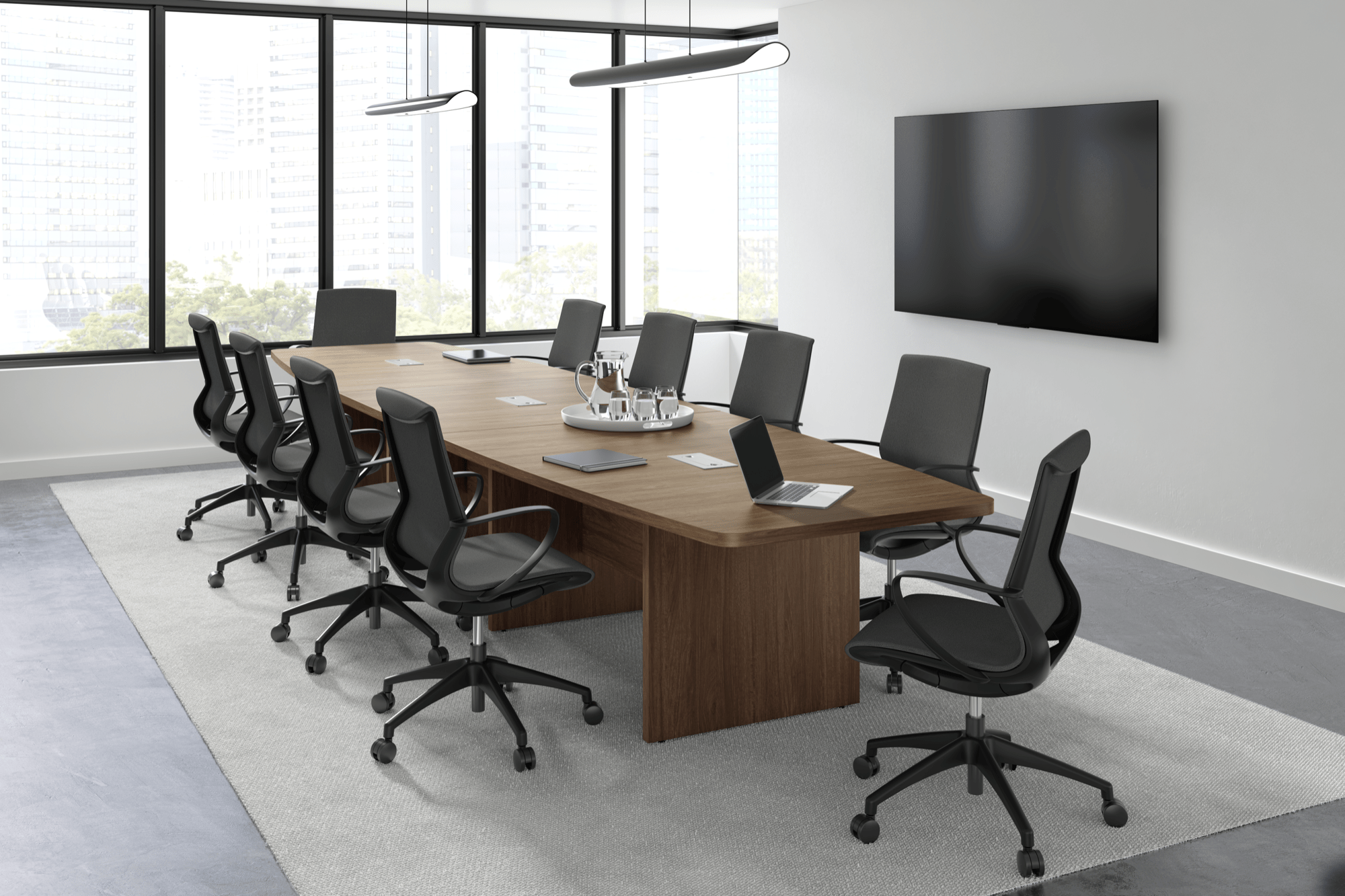 Office Conference Table by Private Spaces